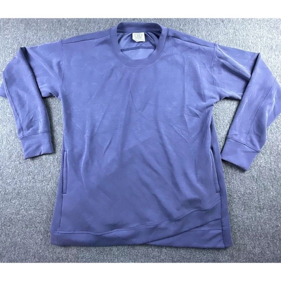 Sage Collective Shirt Women's Small Blue Modal Soft Long Sleeve Pullover Pockets - Picture 1 of 12